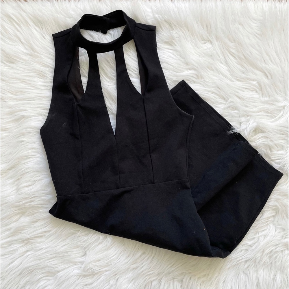 Lulu's Black Sleeveless Dress